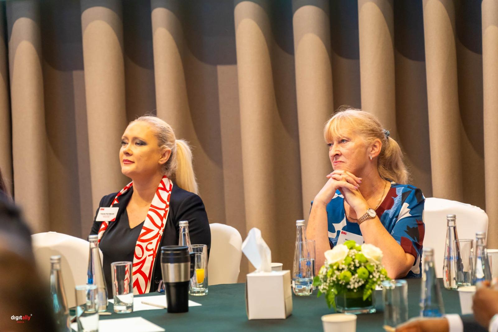 BNI Dubai members at a networking event.